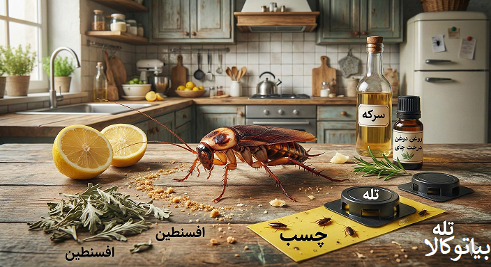 از بین بردن سوسک با روش های طبیعی