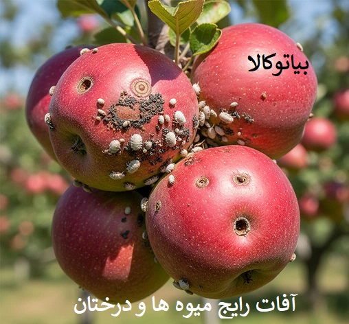 آفات رایج میوه و درختان