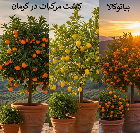کاشت مرکبات در کرمان