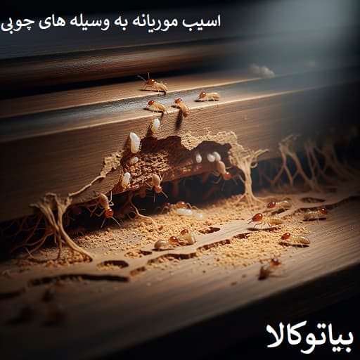 اسیب موریانه به وسیله های چوبی