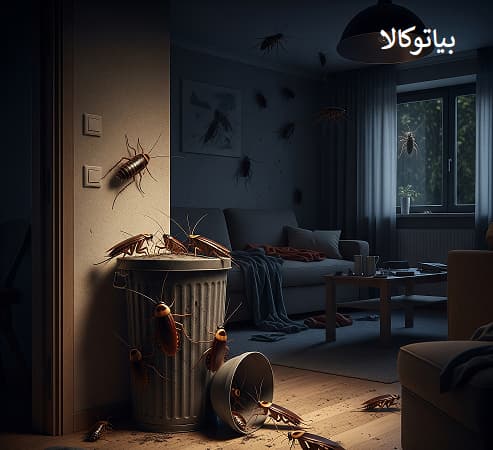 سوسک در داخل خانه